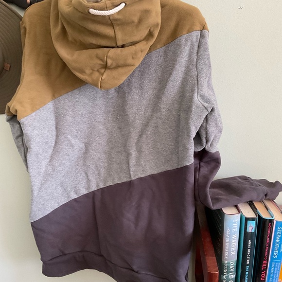 Colour blocked AMPERSAND AVE hoodie - Picture 3 of 7